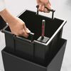 LECHUZA plantekrukke CUBE 30 ALL-IN-ONE sort 18184