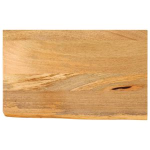 vidaXL bordplade 40x20x2,5 cm naturlig kant massivt mangotr&aelig;