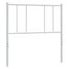 vidaXL udskiftningsgavl 107 cm metal hvid
