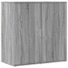 vidaXL skab 79x38x80 cm konstrueret tr&aelig; gr&aring; sonoma-eg