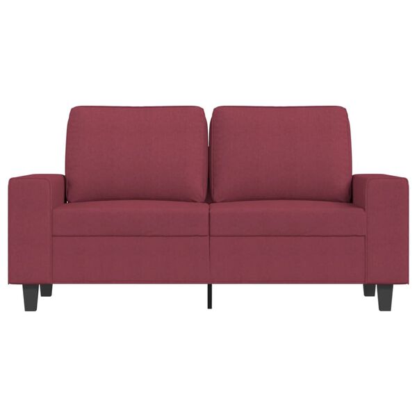 vidaXL 2-personers sofa 120 cm stof vinr&oslash;d