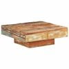 vidaXL sofabord 80x80x28 cm massivt genbrugstr&aelig;