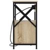 vidaXL Natskab med skuffe Sonoma eg 40 x 31 x 60 cm Konstrueret tr&aelig;
