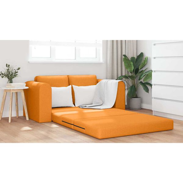 vidaXL Sovesofa 60cm M&oslash;rk Gul Stof