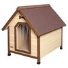 Kerbl hundehus 4-&aring;rstider 100x83x94 cm brun 81349