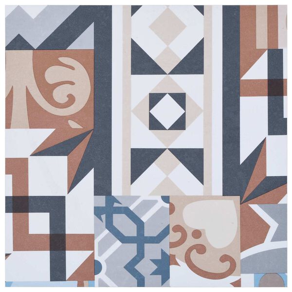 vidaXL Gulvplanker 55 pcs Flerfarvet 5,11 m&sup2; PVC