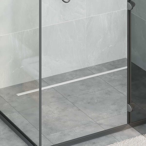 vidaXL 360&deg; Bruserafl&oslash;b med slank model S&oslash;lv 100 cm Rustfrit St&aring;l 304