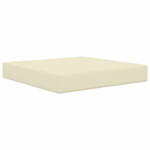 vidaXL Udend&oslash;rs Sofa Pude Polyester Cremefarvet 60 x 60 cm