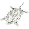 vidaXL leopardt&aelig;ppe plys 139 cm hvid