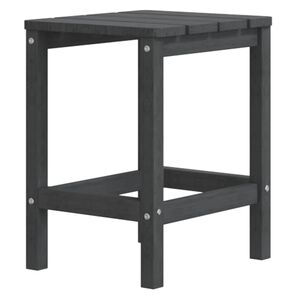 vidaXL Adirondack-havebord 38x38x46 HDPE antracitgr&aring;