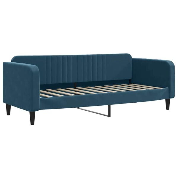 vidaXL daybed med madras 80x200 cm velour bl&aring;