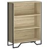 vidaXL bogreol 80x31x106 cm konstrueret tr&aelig; sonoma-eg