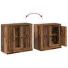 vidaXL Sideboards med skuffe 3 pcs Gammelt tr&aelig; 210 x 35,5 x 67,5 cm