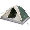 vidaXL 3-personers campingtelt vandt&aelig;t kuppel gr&oslash;n