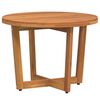 vidaXL havesidebord rundt &Oslash;55x40 cm massivt tr&aelig; akacie