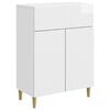 vidaXL Sideboard Hvid h&oslash;jglans 66 x 34,5 x 90 cm Konstrueret tr&aelig;