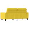 vidaXL 2-personers sofa 140 cm stof lysegul