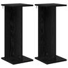 vidaXL Planteholder 2 stk. Sort Eg 25 x 25,5 x 60,5 cm Konstrueret tr&aelig;