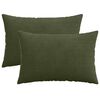 vidaXL Pudebetr&aelig;k 2 pcs HEERLEN Gr&oslash;n 30 x 50 cm cordfl&oslash;jl