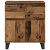 vidaXL Sideboard Gammelt tr&aelig; 60 x 35 x 70 cm Ingeni&oslash;rt tr&aelig; og jern