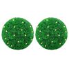 vidaXL Kunstige buksbomkugler med LED-lys 2 stk Gr&oslash;n 27 cm