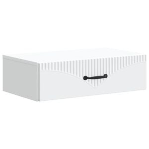vidaXL V&aelig;gh&aelig;ngt Sideskab Hvid 59 x 34,5 x 17 cm Konstrueret tr&aelig;
