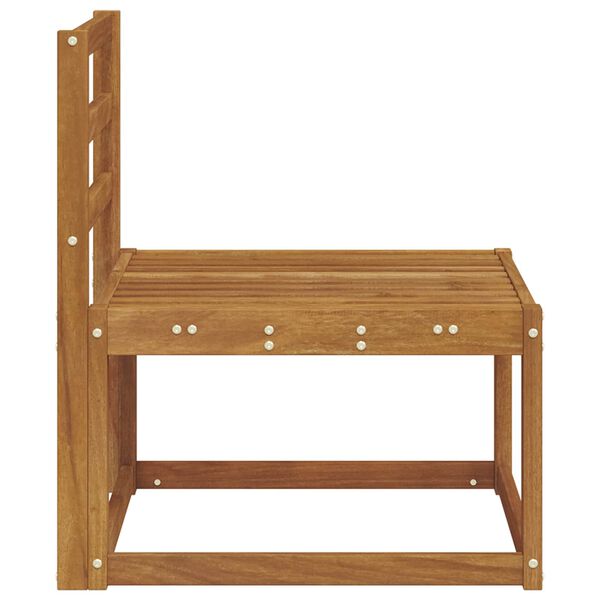 vidaXL Udend&oslash;rs Mellem Sofa Massivt Akacietr&aelig; Naturfarvet