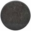 vidaXL bordplade &Oslash;60x2,5 cm marmor sort