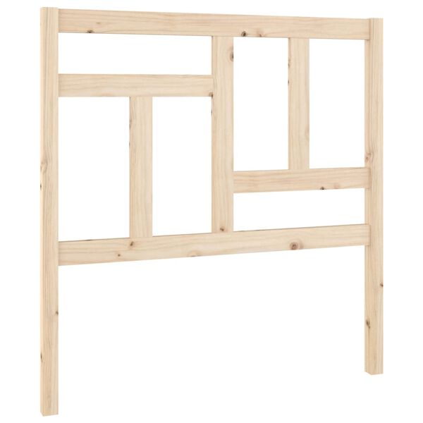 vidaXL sengegærde 95,5x4x100 cm massivt fyrretræ