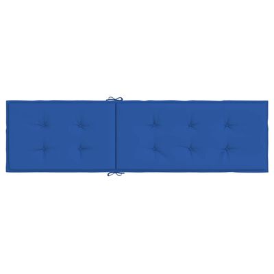 vidaXL hynde til dækstol (75+105)x50x3 cm kongeblå