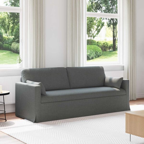 vidaXL Sofa M&oslash;rkegr&aring; Samlede dimensioner: 198 x 78 x 80 cm (B x D x H)