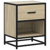 vidaXL sengebord 40x31x50 cm konstrueret tr&aelig; sonoma-eg