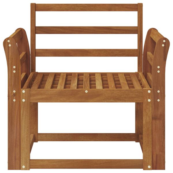 vidaXL Udend&oslash;rs sofa Massivt Akacietr&aelig; Naturfarvet