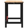 vidaXL arbejdsb&aelig;nk 140x60x81,5 cm massivt egetr&aelig;