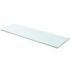 vidaXL hylde glaspanel klar 90x30 cm