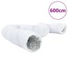 vidaXL ventilationsslange 6 m &Oslash;10 cm aluminium og PVC
