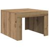 vidaXL Sofabord Artisan Egetr&aelig; 50 x 50 x 35 cm Konstrueret tr&aelig;
