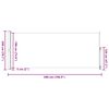 vidaXL sammenrullelig sidemarkise til terrassen 200x500 cm cremefarvet