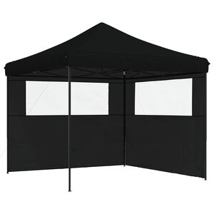 vidaXL Party Tent Sort 292 x 292 x 315 cm Oxford stof