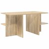 vidaXL Sofabord Sonoma-eg 87 x 50 x 45 cm Konstrueret tr&aelig;
