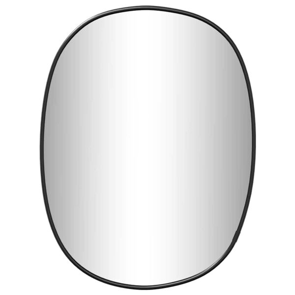 vidaXL vægspejl 40x30 cm sort