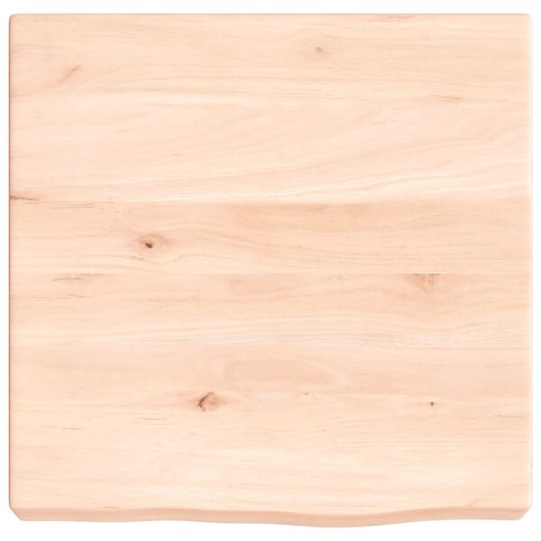 vidaXL v&aelig;ghylde 40x40x(2-6) cm ubehandlet massivt egetr&aelig;