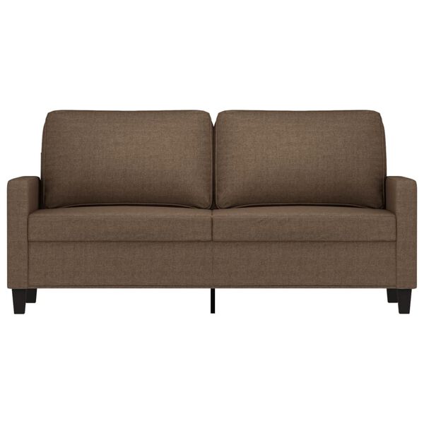vidaXL 2-personers sofa 140 cm stof brun