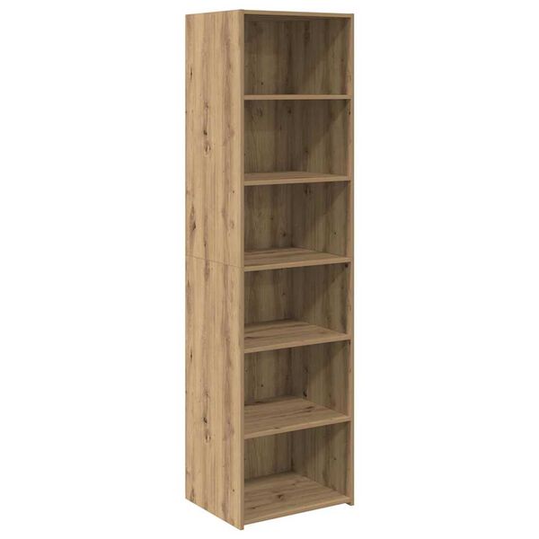 vidaXL Kabinet Artisan Egetr&aelig; 50 x 41 x 185 cm Konstrueret tr&aelig;