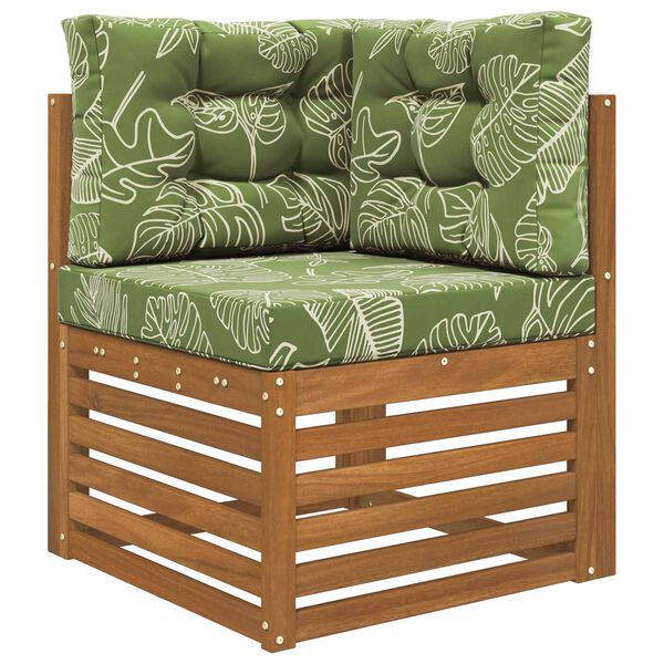 vidaXL Udend&oslash;rs Sofa Pude 3 pcs Bladdesign Polyester