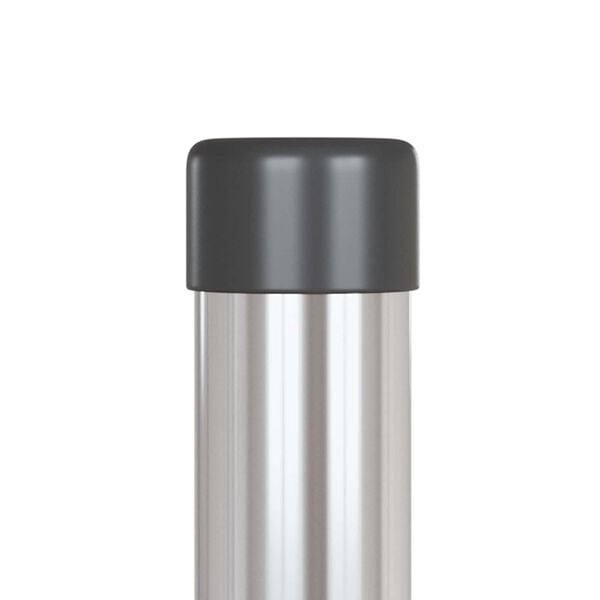 vidaXL Hegnspæl 12 pcs Sølv 110 cm Pulverlakeret Stål