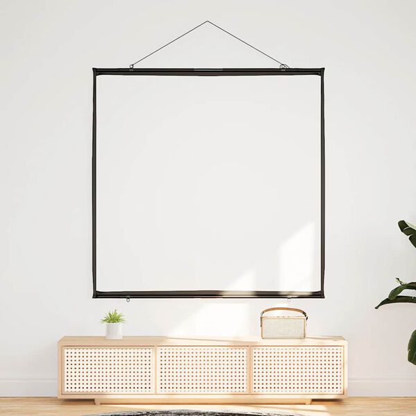 vidaXL Projektionsskærm væghængt 72" 1:1