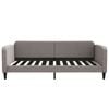 vidaXL daybed 100x200 cm stof gr&aring;brun