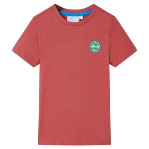 T-shirt til b&oslash;rn str. 104 r&oslash;d