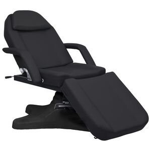 vidaXL massagebord 180x62x(86,5-118) cm sort